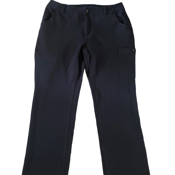 Duluth Trading Co Pants - Duluth Trading Athletic Knit Cargo Straight Hiking Pants Casual 12X30 Black